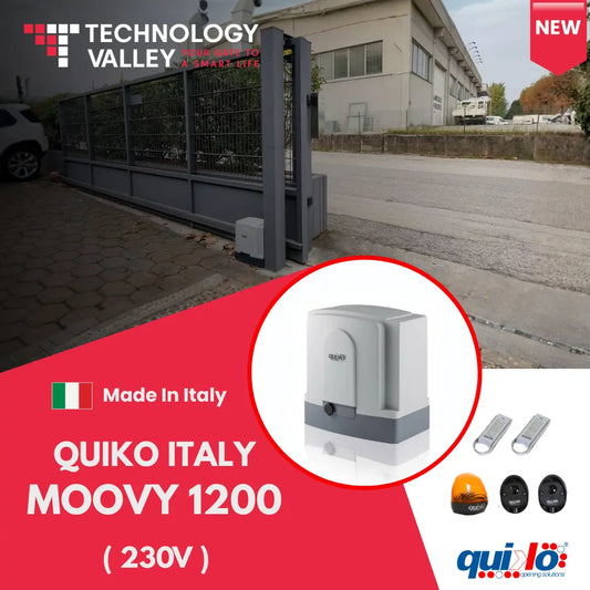 Quiko Italy Moovy 1200 Heavy Duty Sliding Gate Opener 1200kg | موتور بوابة منزلقة إيطالية في مصر Quiko Italy