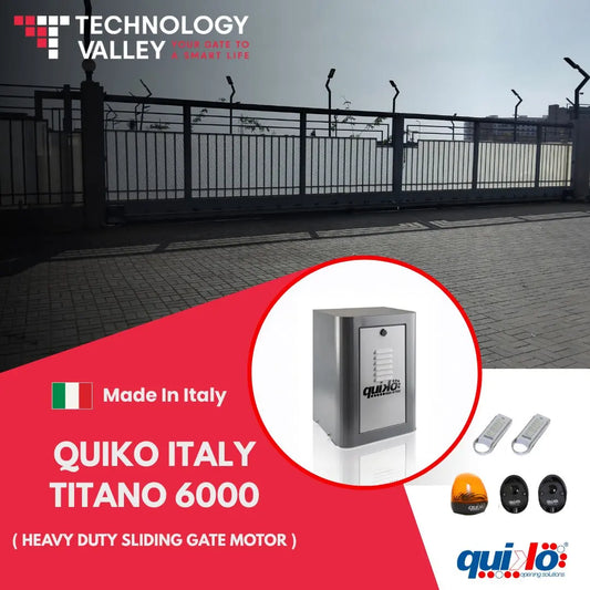 Titano 6000 Industrial Sliding Gate Opener 6000kg 400V | موتور بوابة صناعية 6 طن في مصر Quiko Italy
